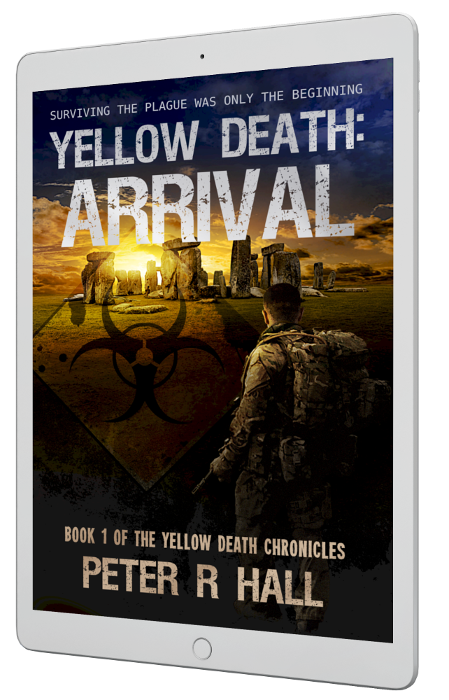 Yellow Death Arrival on iPad screen
